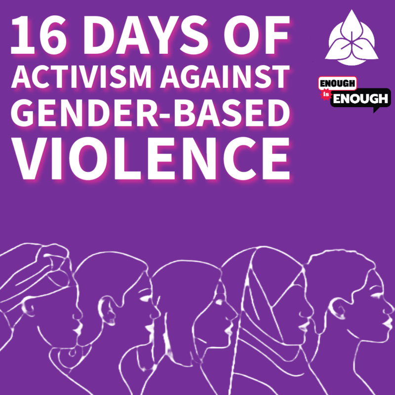 16 days of activism against gender-based violence 16 days of activism against gender-based violence